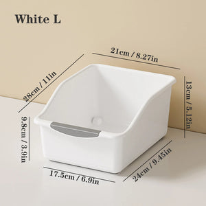 Under Sink Organizer with Wheels – Plastic Storage Basket