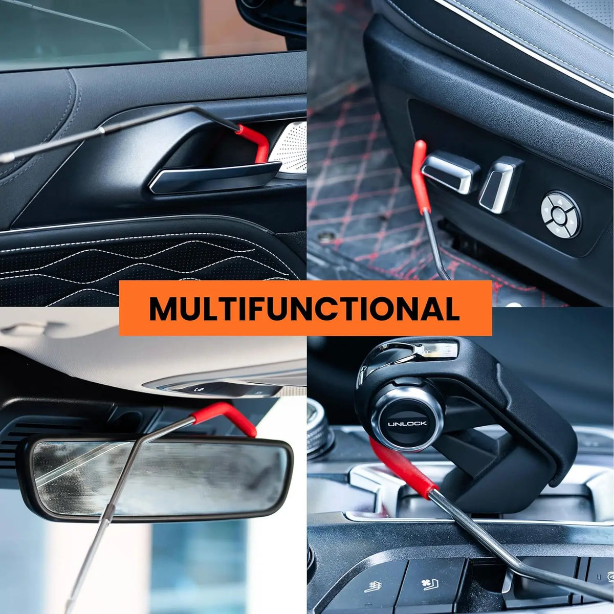 21/18PCS Car Door Tool Kit with Air Wedge Pump & Carrying Bag