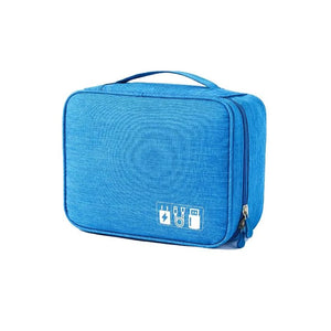 Storage bags and travel storage bags are suitable for electronic accessories, cosmetics, power cords, and portable power banks