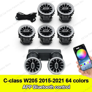 Mercedes-Benz C-Class W205 Ambient Light Air Vent – APP Control
