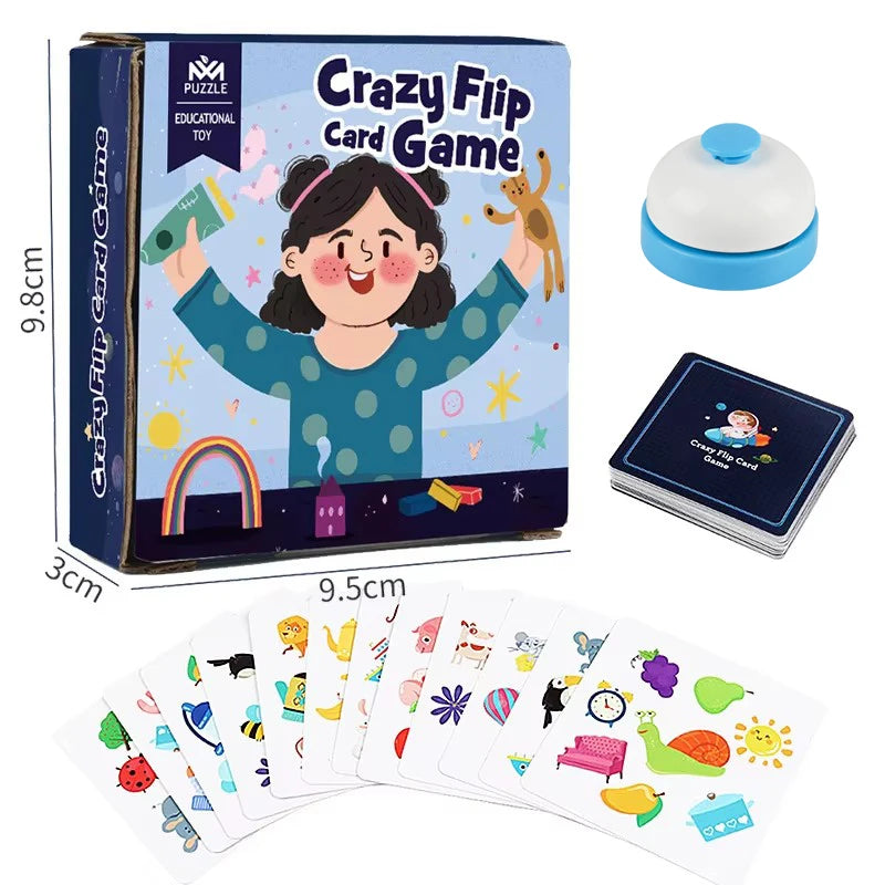 Memory Matching Cards Game – Animal & Traffic Brain Training Toy for Kids