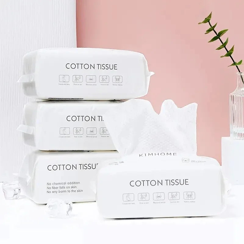 Disposable Cotton Face Towels – Soft, Absorbent, 50/100 Pcs