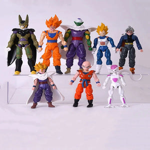 Dragon Ball Z Action Figures Set – Goku, Gohan, Vegeta & Frieza