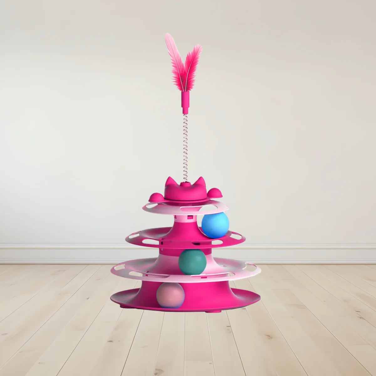 Interactive Cat Turntable Toy | Fun & Boredom Relief Toy for Cats