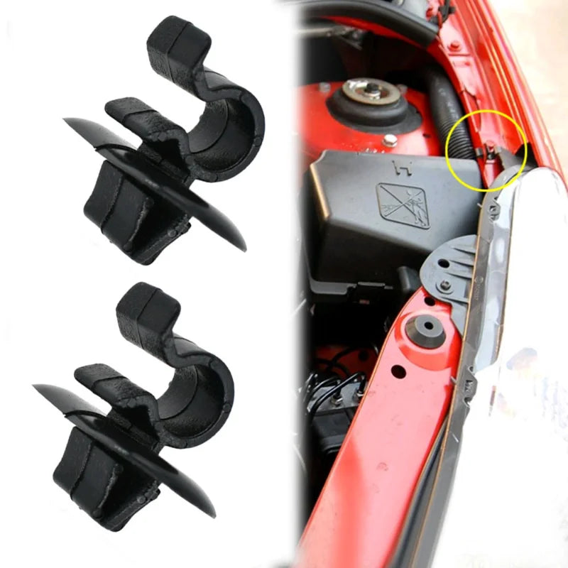 2PCS Car Hood Prop Rod Clips – Bonnet Stay Holder for Citroën