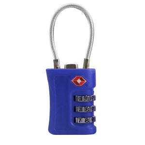 TSA 3-Digit Combination Luggage Lock – Travel Suitcase Security