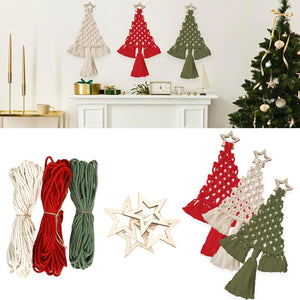 DIY Macrame Christmas Tree Craft Kit