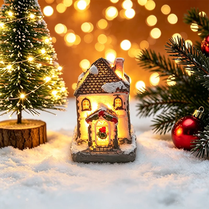 Christmas House Night Light Decoration & Kids Gift