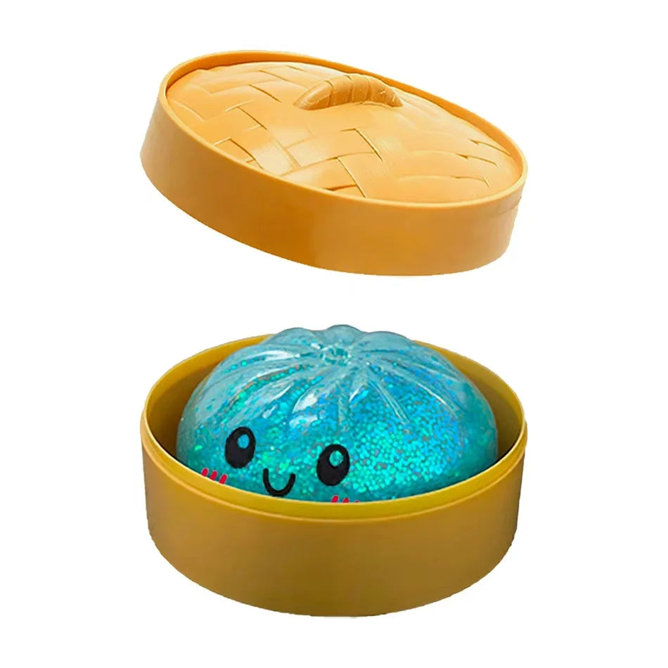 Glitter Dumpling Squishy Toy – Sensory Stress Relief