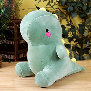 Colorful Dinosaur Plush Toy – Cute Soft Squishy Dino Doll