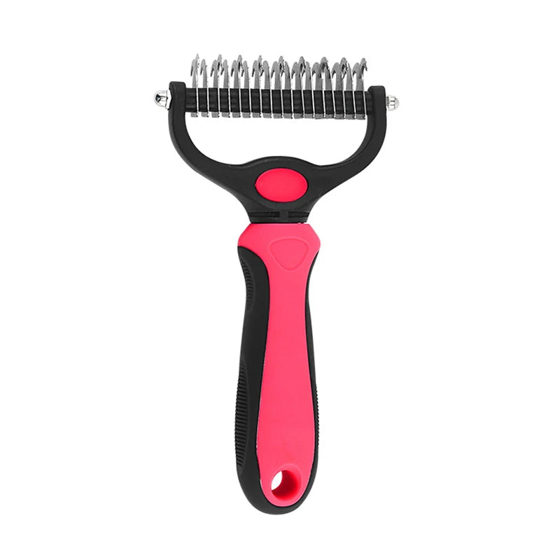 Pet Deshedding Brush for Dogs & Cats – Fur Remover Comb