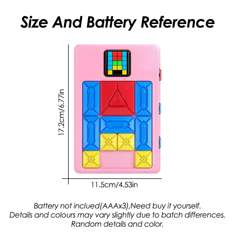 Magnetic Huarong Road Sliding Puzzle – Kids’ Brain Game