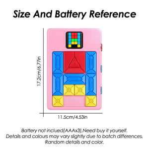 Magnetic Huarong Road Sliding Puzzle – Kids’ Brain Game