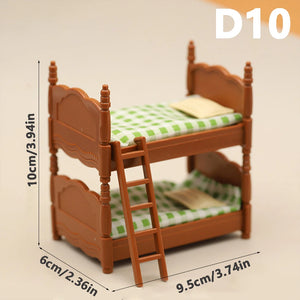 1:12 Miniature Dollhouse Furniture Set – Kitchen & Dining Accessories for Kids