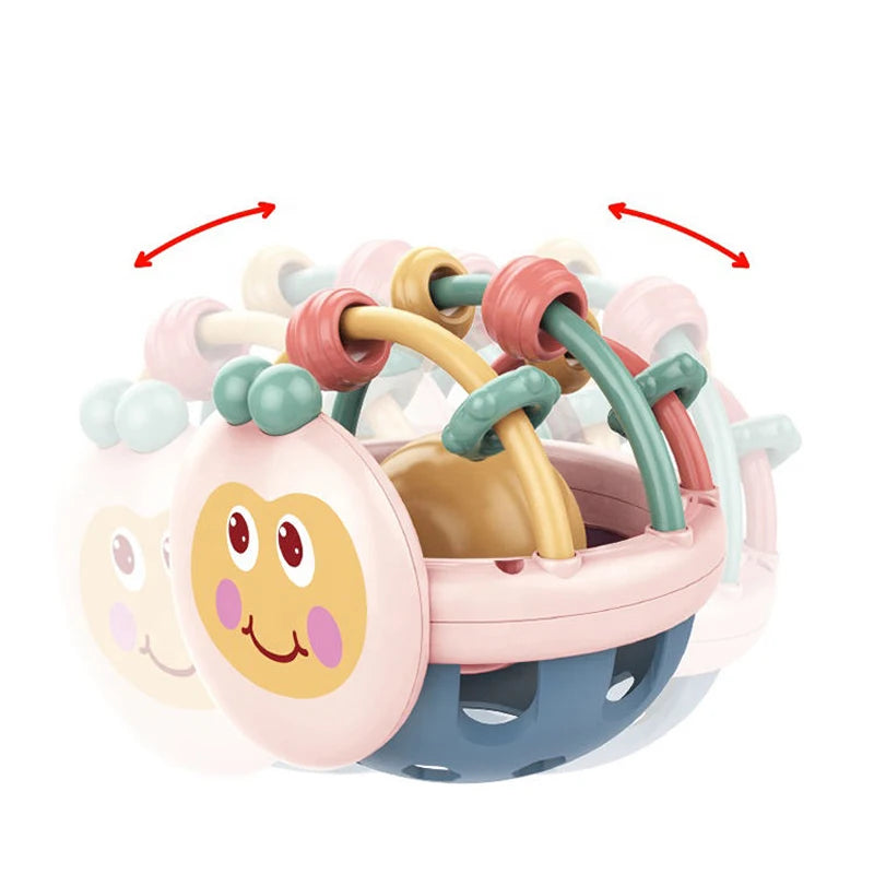 Baby Sensory Teether Ball – Soft Rattle Toy for Newborns