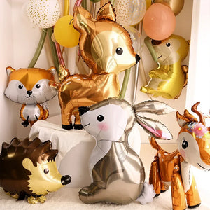 Jungle Safari Deer Foil Balloon – Animal Birthday Party Decorations