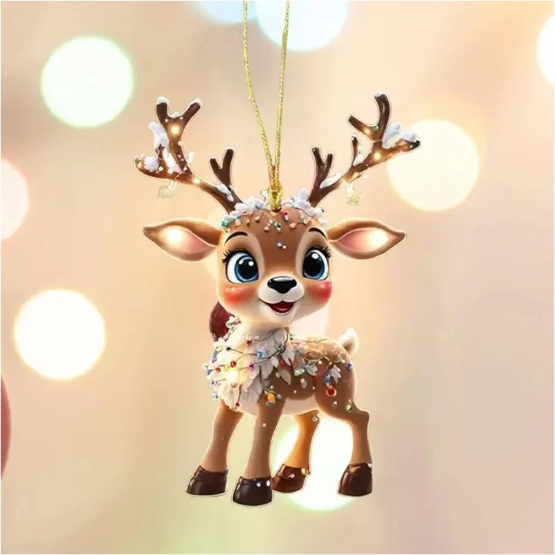 Christmas Reindeer Ornaments & Holiday Home Decor