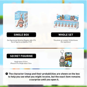 Labubu Pin for Love Plush Pendant Blind Box – Cute Collectible Keychain