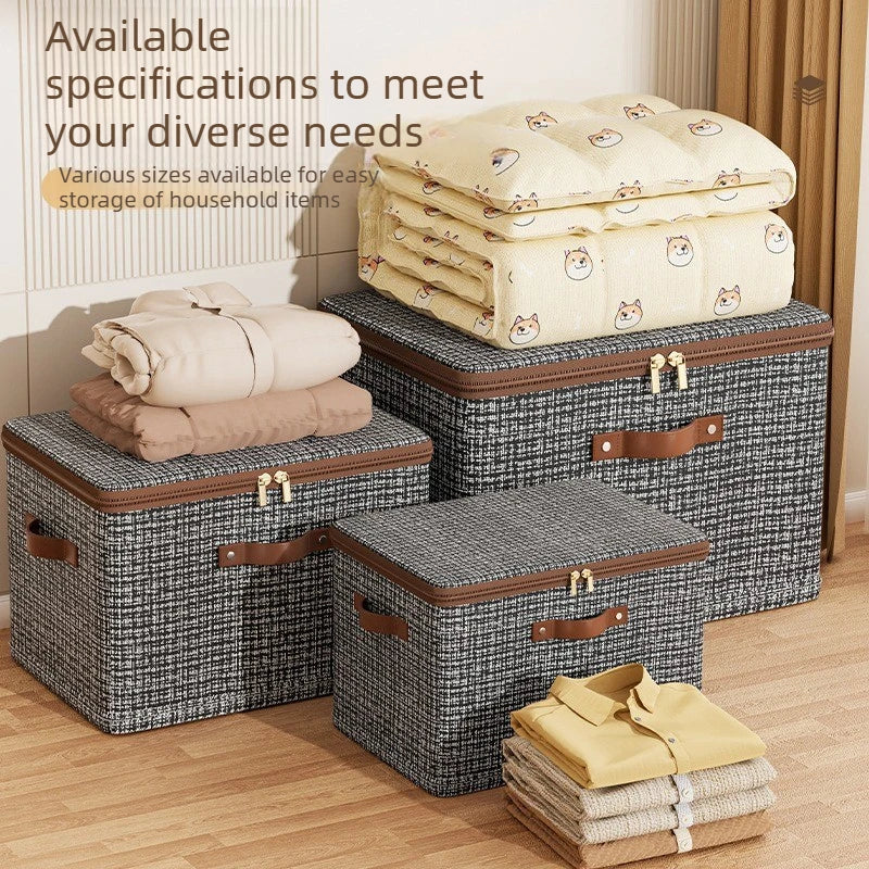 Collapsible Closet Organizer – Clothes & Blanket Storage Box