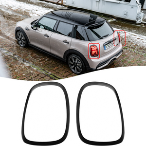 Glossy Black Headlight & Taillight Trim Rings for Mini Cooper F55 F56 F57