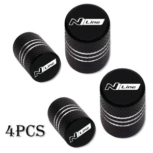 Hyundai N Line Tire Valve Caps – Waterproof Wheel Stem Covers