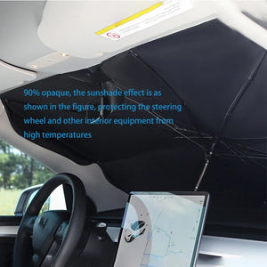 Retractable Car Windshield Sunshade – UV & Heat Protection