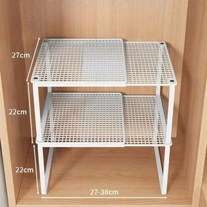 Expandable Closet Shelf – Adjustable Wardrobe Storage Rack