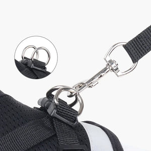 Adjustable Reflective Cat Harness & Leash Set – Escape-Proof Pet Vest