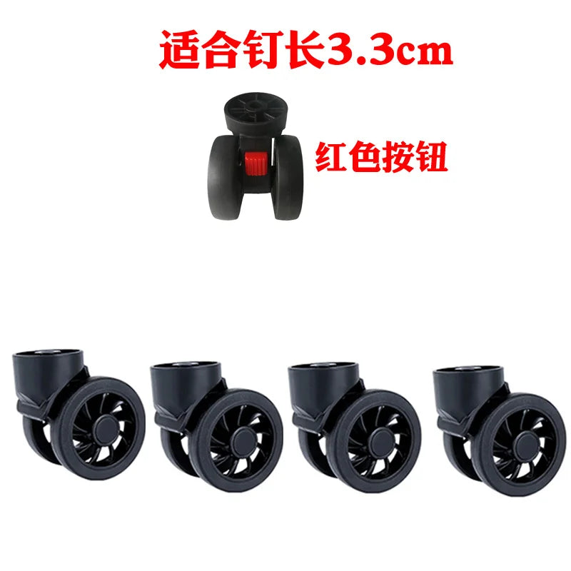 Universal Luggage Replacement Wheels – Detachable Suitcase Wheels