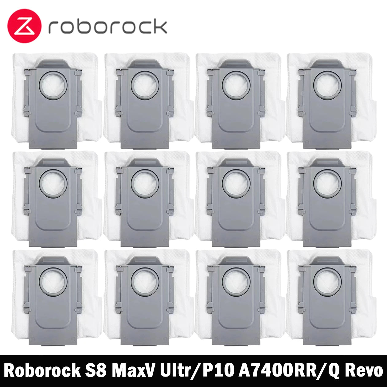 Roborock Robot Vacuum Dust Bags – S8 MaxV Ultra, Q Revo & Saros 10 Compatible
