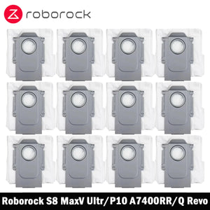 Roborock Robot Vacuum Dust Bags – S8 MaxV Ultra, Q Revo & Saros 10 Compatible