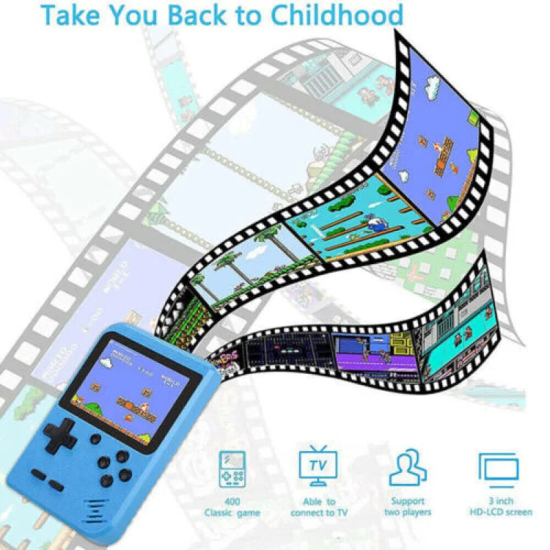500+ Classic Games Handheld Console – Portable Gaming Device with TV Output
