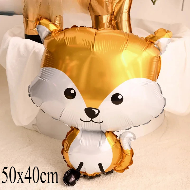Jungle Safari Deer Foil Balloon – Animal Birthday Party Decorations