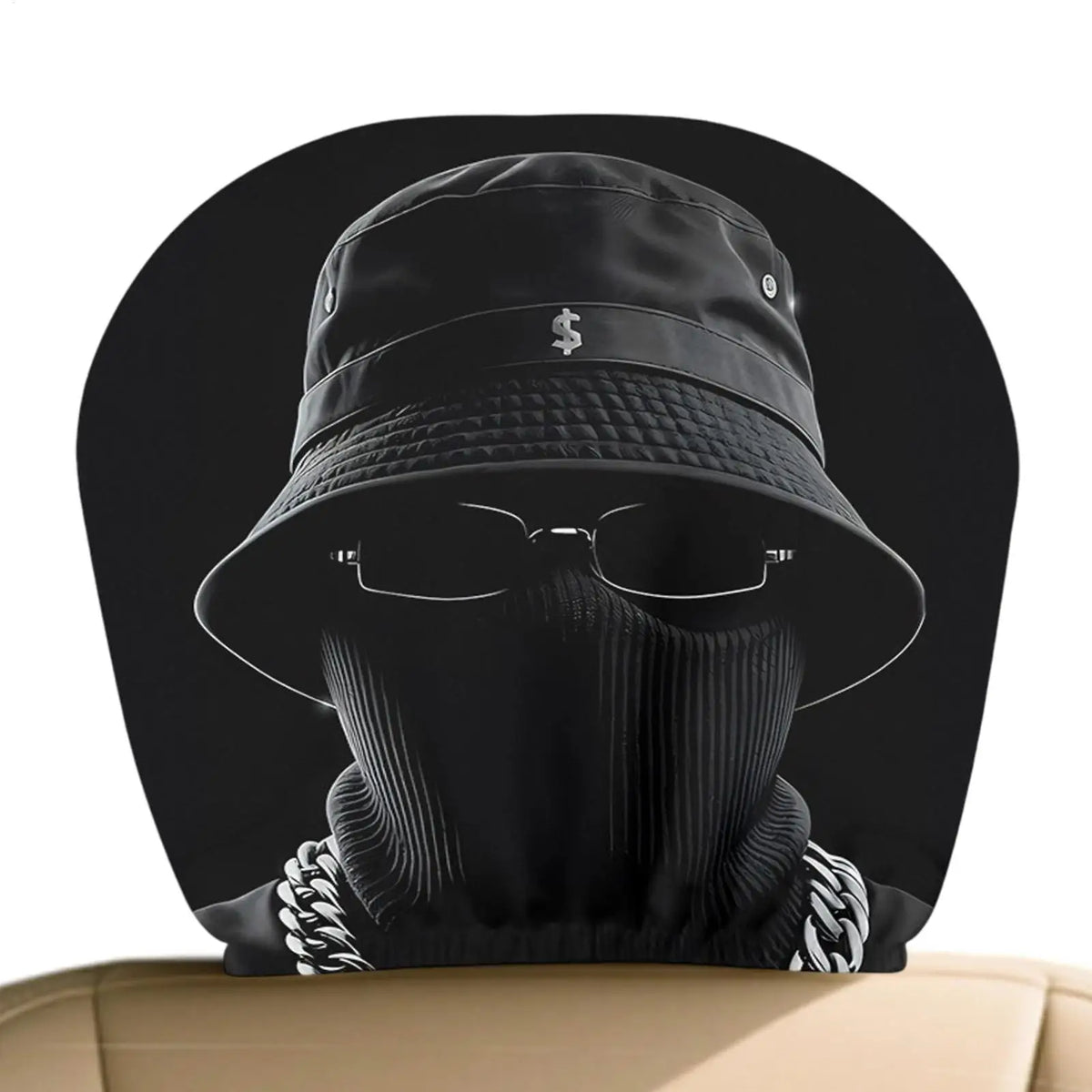 Funny Car Headrest Cover – Stylish Interior Decor