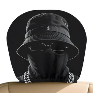Funny Car Headrest Cover – Stylish Interior Decor