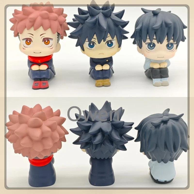 Jujutsu Kaisen Gojo Sukuna Fushiguro PVC Anime Figures – Q Version Collectible Toys