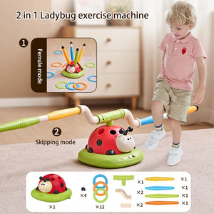 Ladybug Jump Rope Toy – Outdoor Sports Game for Kids