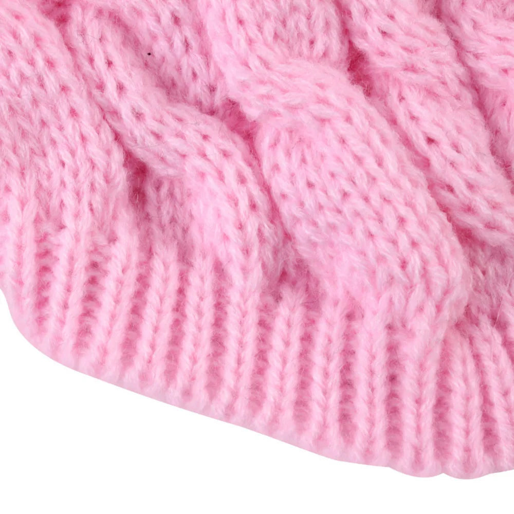Warm Knitted Dog Sweater for Small Pets – Autumn & Winter