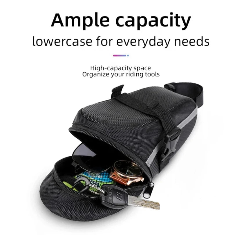 Waterproof MTB Bicycle Saddle Bag – Universal Cycling Tail Bag