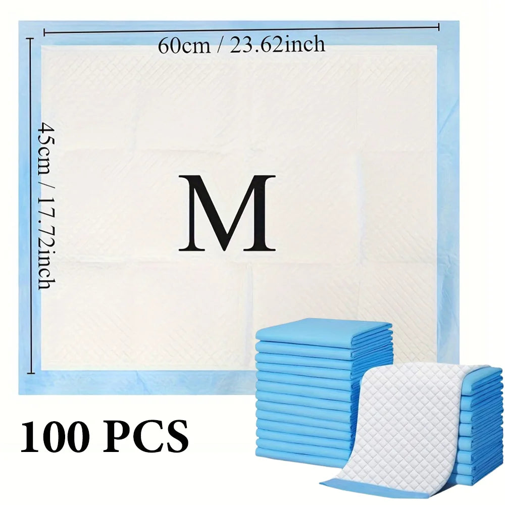 Pet Pee Pads - for Cats to Absorb Urine Cat Diapers. Cat - Small Dog. Puppy. Urinary Pads. Diapers. Suitable for a Variety of Domestic Pets Such as Cats, Dogs, Hamsters, Rabbits, Guinea Pigs, Etc. Suitable for Use in Cages, I