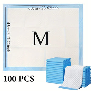 Pet Pee Pads - for Cats to Absorb Urine Cat Diapers. Cat - Small Dog. Puppy. Urinary Pads. Diapers. Suitable for a Variety of Domestic Pets Such as Cats, Dogs, Hamsters, Rabbits, Guinea Pigs, Etc. Suitable for Use in Cages, I