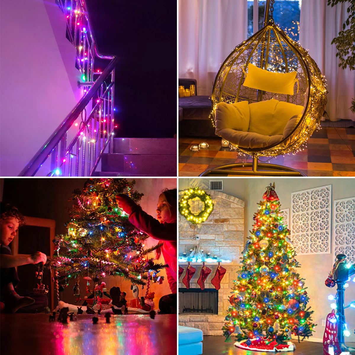 50M/100M LED Fairy String Lights – Christmas & Party Decor