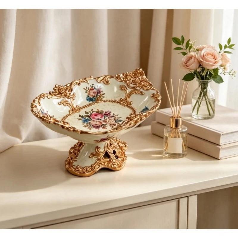 Decorative Resin Fruit Tray – Stylish Home & Coffee Table Decor