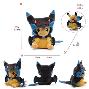 Eevee Pikachu Charizard Lucario Plush Toys – Cute Pokémon Stuffed Animals Gift
