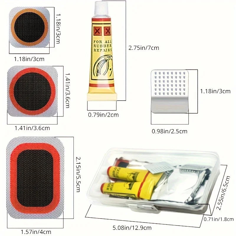 Bike Tire Repair Kit – Puncture Patches & Tools