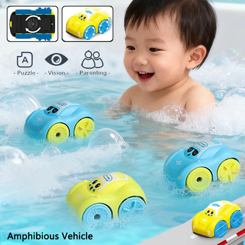 Baby Bath Toy Cars – Floating Wind-Up Swimming Toys for Kids