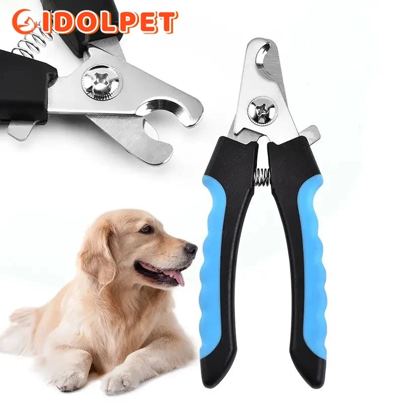 Professional Pet Nail Clipper with Safety Guard for Cats & Dogs