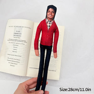 Michael Jackson Bendable Plush Figure – Soft Stuffed Cosplay Toy, Flexible Collectible Gift