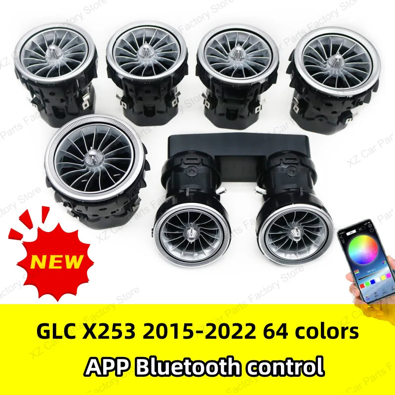 Mercedes-Benz C-Class W205 Ambient Light Air Vent – APP Control
