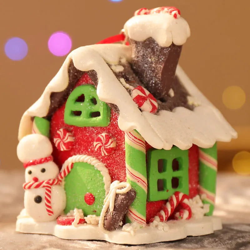 Christmas LED Hanging Ornaments – Snowman, Gingerbread & Santa
